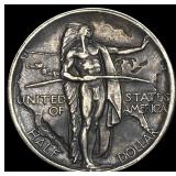 1926-S Silver Half Dollar Oregon Trail NEARLY UNCI
