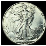 1942-D Silver Half Dollar UNCIRCULATED