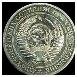 1969 Russia Copper Nickel 1 Rouble