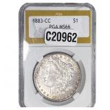 1883-CC Morgan Silver Dollar PGA MS66