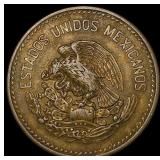 1943 Mexico Bronze 20 Centavos