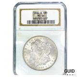 1884-O Morgan Silver Dollar NGC MS64