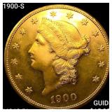 1900-S $20 Gold Double Eagle CHOICE BU PL