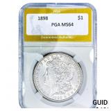 1898 Morgan Silver Dollar PGA MS64