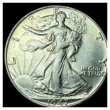 1947 Silver Half Dollar Walking Liberty UNCIRCULAT