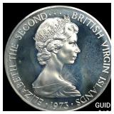 1973 British Virgin Islands Silver $1 Proof