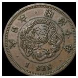 1877 Japan Bronze 1 Sen