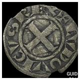 France Philip Augustus II 1180-1223 Silver Denier