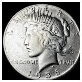 1935-S Silver Peace Dollar CHOICE AU