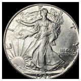 1942-D Silver Walking Liberty Half Dollar CHOICE B