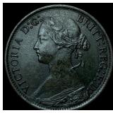 1867 Great Britain Bronze Farthing