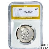1952 Franklin Half Dollar PGA PR67