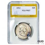 1952 Franklin Half Dollar PGA PR67