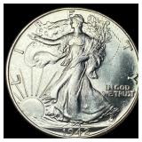 1942 Walking Liberty Half Dollar SUPERB GEM BU