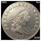 1803 Sm 3 Draped Bust Half Dollar HIGH GRADE