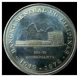 1974 Philippines Silver 25 Piso