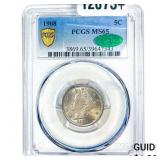 1908 CAC Liberty Victory Nickel PCGS MS65