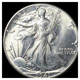 1941 Silver Half Dollar (Walking Liberty) UNCIRCUL