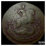 1758 Russia Copper 2 Kopeks