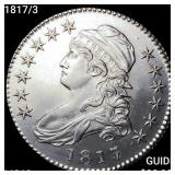 1817/3 Capped Bust Half Dollar UNCIRCULATED