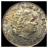 1956 Netherlands Silver 1 Gulden