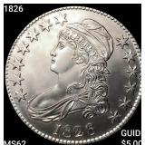 1826 Capped Bust Half Dollar UNCIRCULATED