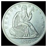 1857-O Silver Half Dollar CHOICE AU