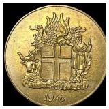 1946 Iceland 2 Kronur