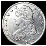 1834 Capped Bust Half Dollar CHOICE AU