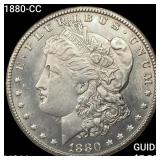 1880-CC Morgan Silver Dollar CHOICE BU+