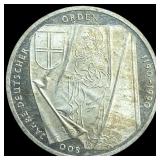 1990J Germany SIlver 10 Mark