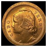 1930 Cape Verde Island Bronze 20 Centavos