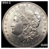 1894-S Morgan Silver Dollar CHOICE BU+