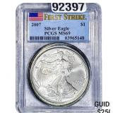 2007 Silver Eagle PCGS MS69