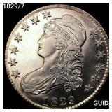 1829/7 Capped Bust Half Dollar UNCIRCULATED