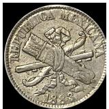 1883 Mexico Copper Nickel 1 Centavo