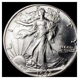 1942 Silver Half Dollar Walking Liberty UNCIRCULAT