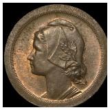 1925 Portugal Bronze 20 Centavos