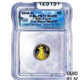 2006-W $5 Gold Eagle 1/10oz AGW ICG PR70 DCAM