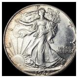 1942-D Silver Half Dollar UNCIRCULATED