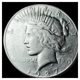 1927 Peace Silver Dollar CLOSELY UNCIRCULATED