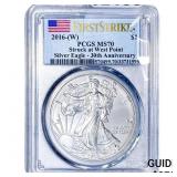 2016 Silver Eagle PCGS MS70