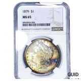 1879 Morgan Silver Dollar NGC MS65
