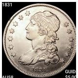 1831 Capped Bust Quarter CHOICE AU