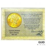 1904 $20 Gold Double Eagle Inv. Rarities MS60