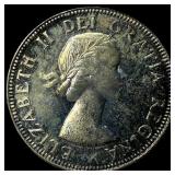 1953 Canada Silver 25 Cents