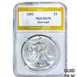 1993 Silver Eagle PGA MS70