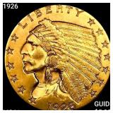 1926 $2.50 Gold Quarter Eagle UNCIRCULATED