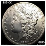 1889-CC Morgan Silver Dollar NEARLY UNCIRCULATED