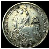 1916 FG Preru Silver Dinero